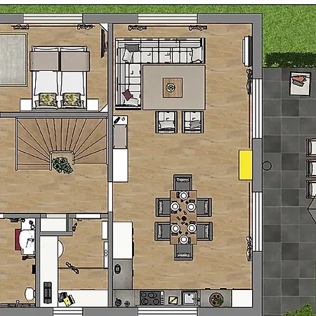 In Mit Sauna, Terrasse Und Garten Сasa de vacaciones
